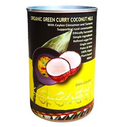 Ceylon Kokonati | Bio kokosová omáčka - zelené kari - 400 ml
