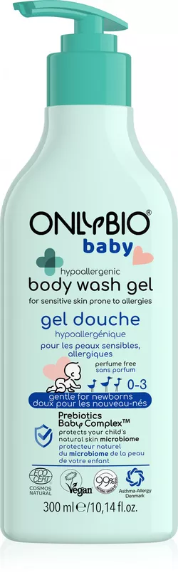 OnlyBio Hypoalergenní mycí gel pro miminka (300 ml)