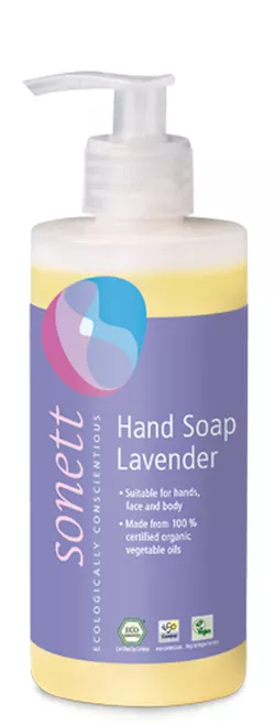 Sonett Tekuté mýdlo - levandule BIO - 300 ml