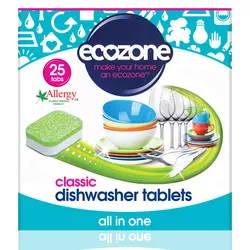 Ecozone Tablety do myčky Classic - vše v jednom - 25 ks
