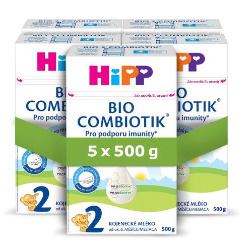 HiPP MLÉKO 2 BIO Combiotik 5x500g