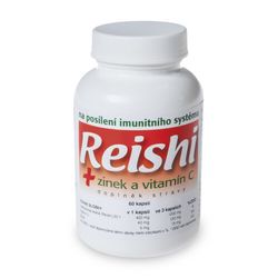 NATURVITA REISHI+Zinek a vitamín C cps.60