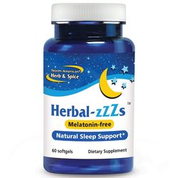 North American Herb & Spice | Adaptogeny pro spánek - Herbal-ZZZs - 60 ks