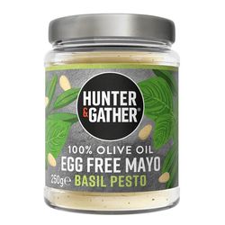 Hunter a Gather | Olivová vegan majonéza - Basil pesto - 250 g