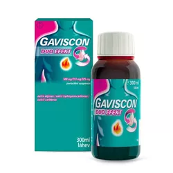 GAVISCON DUO EFEKT 500MG/213MG/325MG perorální suspenzepenze 300ML I