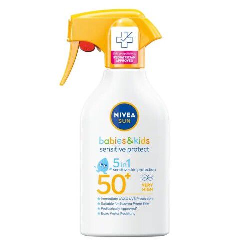 NIVEA SUN Dětský sprej na opalování sensitive OF 50+ 270ml