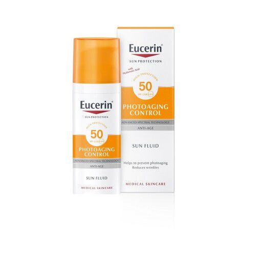 EUCERIN SUN opalovací fluid na obličej SPF50 50ml