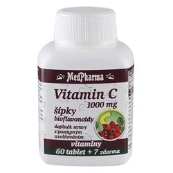 MedPharma Vitamín C 1000mg s šípky 67 tablet s postupným uvolňováním