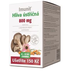 Imunit Hlíva ústřičná 800mg s rakytníkovým olejem a echinaceou 40+20 tob.