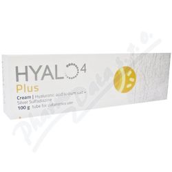 HYALO4 PLUS 100G KRÉM S OBSAHEM SODNÉ SOLI KYS. HYALURONOVÉ A STŘÍB