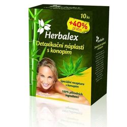 Herbalex detoxikační náplasti s konopím 10ks