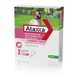 Ataxxa pro psy 4-10kg spot-on 1x1ml