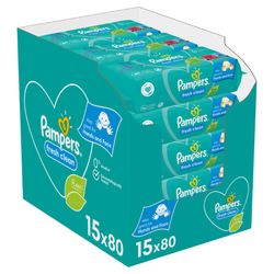 Pampers Fresh Clean vlhčené ubrousky XXL 15x80ks