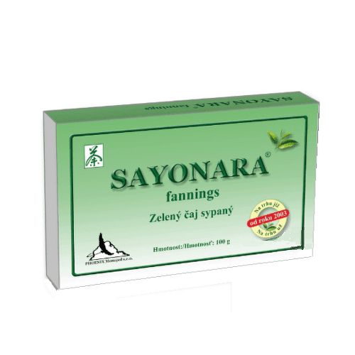 Sayonara fannings zelený čaj sypaný 100g