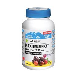 NatureVia Max Brusinky Cran-Max cps.30