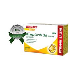 Walmark Omega-3 rybí olej 1000mg tob.120+60