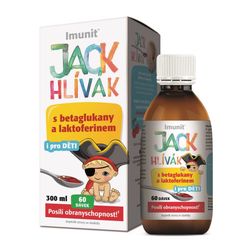 Hlíva JACK HLÍVÁK sirup 300ml glukany + laktoferin