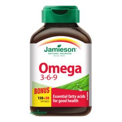 JAMIESON Omega 3-6-9 1200mg cps.150+50