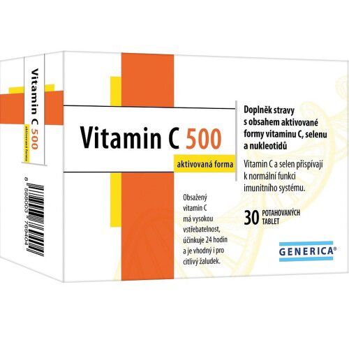 Vitamin C 500 aktivovaná forma tbl.30 Generica