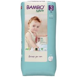 Bambo Nature 3 dětské plenky 4 - 8 kg 52 ks