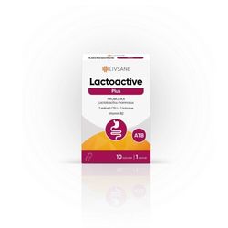 LIVSANE Lactoactive Plus PROBIOTIKA vit. B2 tob.10