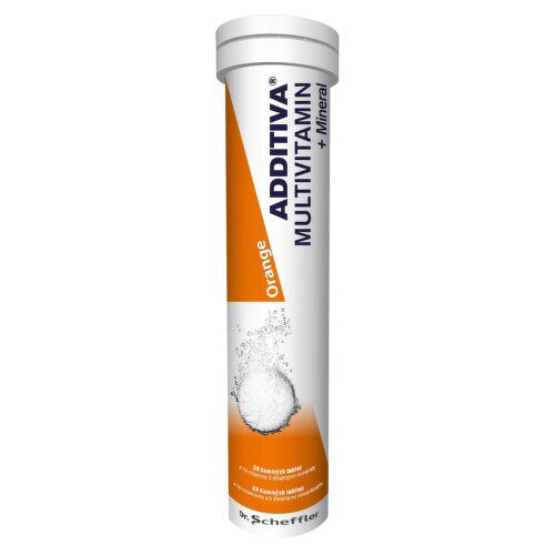 Additiva multivit.+mineral pomeranč šum.tbl.20