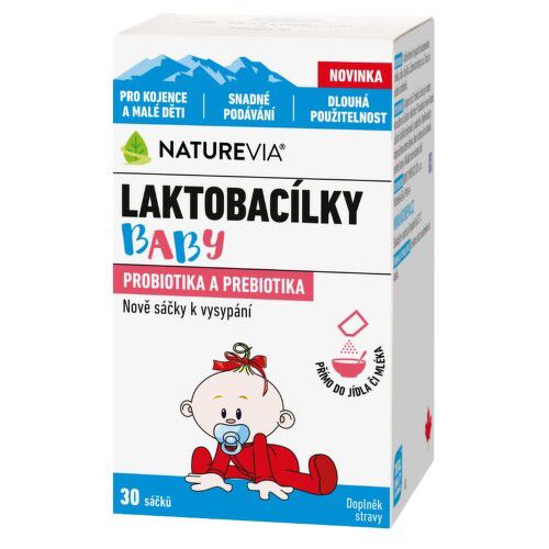 NatureVia Laktobacílky baby 30 sáčků