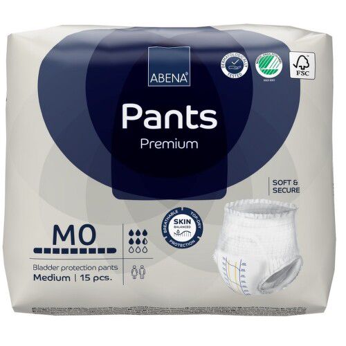 ABENA PANTS PREMIUM M0 KALHOTKY ABSORPČNÍ NAVLÉKACÍ, PRODYŠNÉ, BOKY 80-11