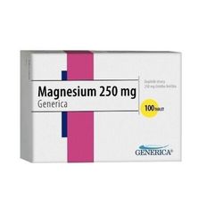 Magnesium 250 Generica tbl. 100