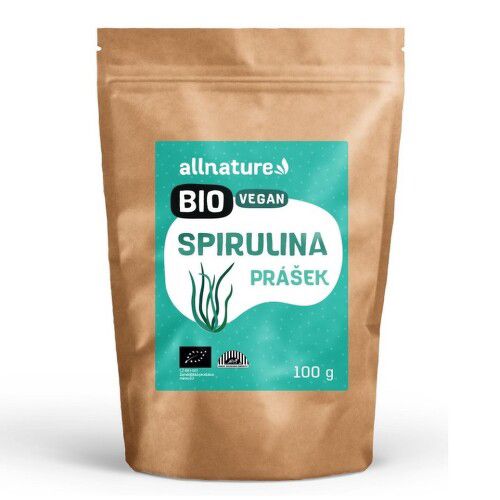 Allnature Spirulina prášek BIO 100g