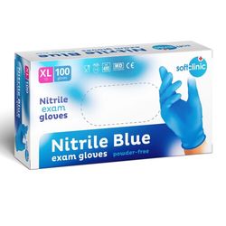 SOFTCLINIC Rukavice Nitril nepudr. modré XL 100 ks