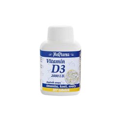 MedPharma Vitamin D3 2000 I.U. tob.107