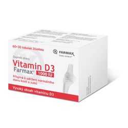 Farmax Vitamin D3 1000IU tob.60+30 ZDARMA