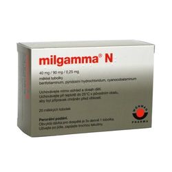 MILGAMMA N 40MG/90MG/0,25MG měkké tobolky 20