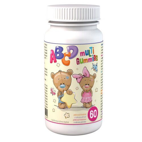 ABCD Multi Gummies 2x60 pektinových bonbónů