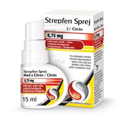 STREPFEN SPREJ MED A CITRON 8,75MG ORM SPR SOL 1X15ML