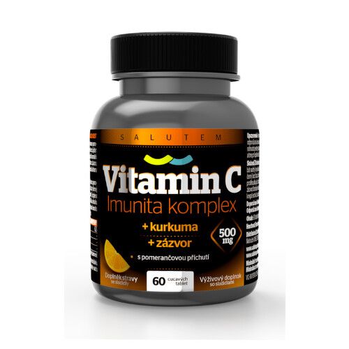 Vitamin C 500mg Imunita kurkuma + zázvor tbl.60