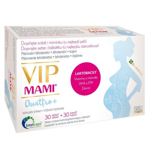 VIP MAMI Quattro+ 30 tablet + 30 kapslí