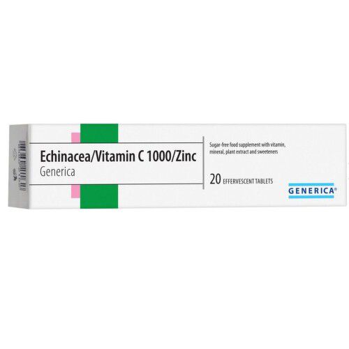 Echinacea/Vitamin C 1000/Zinc Generica eff.tbl.20