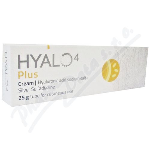 HYALO4 PLUS 25G KRÉM S OBSAHEM SODNÉ SOLI KYS. HYALURONOVÉ A STŘÍB