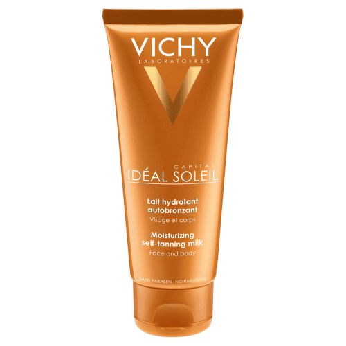 VICHY Ideál Soleil Hydratační samoopalovací mléko na obličej a tělo 100 ml