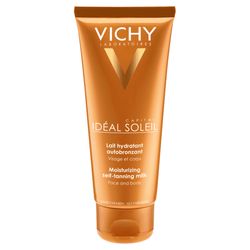 VICHY Ideál Soleil Hydratační samoopalovací mléko na obličej a tělo 100 ml