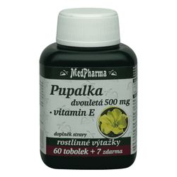 MedPharma Pupalka dvouletá 500mg+vit.E tob.67