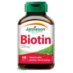 JAMIESON Biotin 250 mcg tbl.100