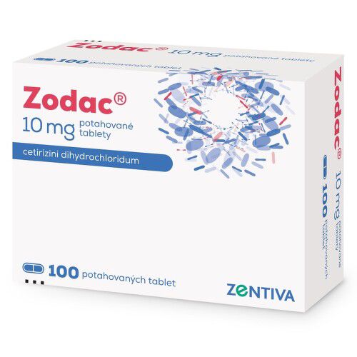 ZODAC 10MG potahované tablety 100