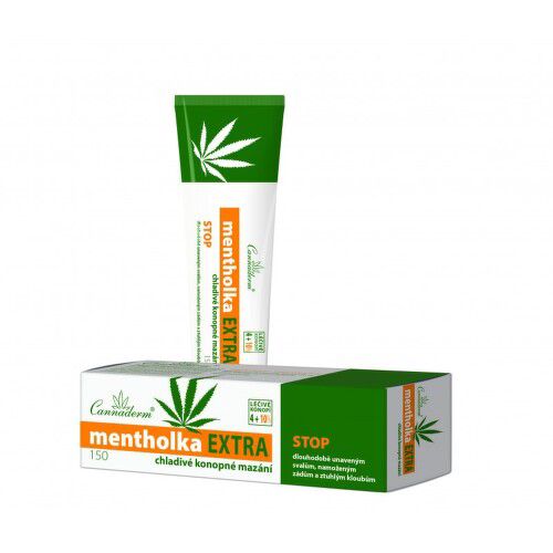 Cannaderm Mentholka EXTRA konopné mazání 150ml