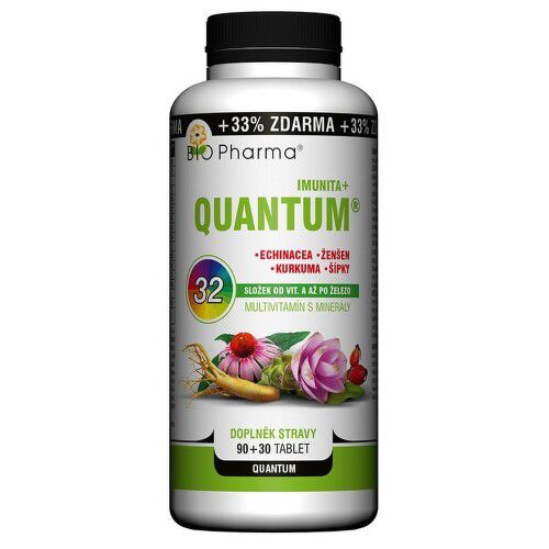 QUANTUM Imunita+ 32 složek tbl.90+30 BIO-Pharma