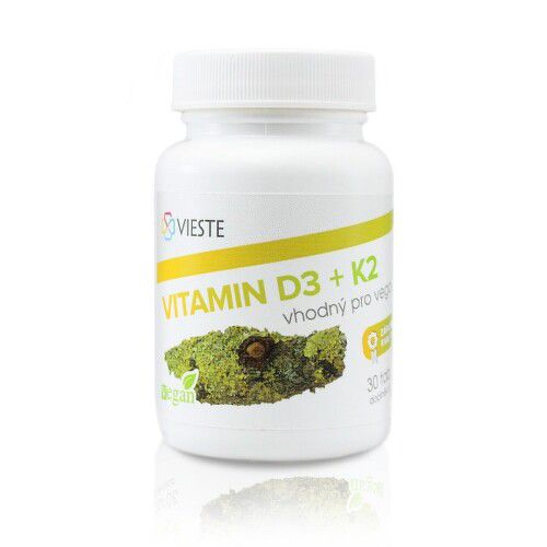 Vieste Vitamin D3+K2 tbl.30