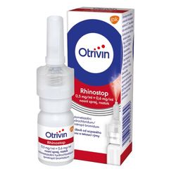 OTRIVIN RHINOSTOP 0,5MG/ML+0,6MG/ML nosní podání sprej, roztok 1X10ML+PUMPA