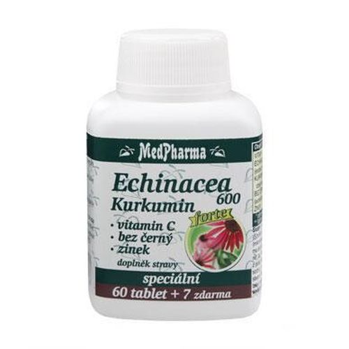 MedPharma Echinacea 600 Forte+kurkumin tbl.67